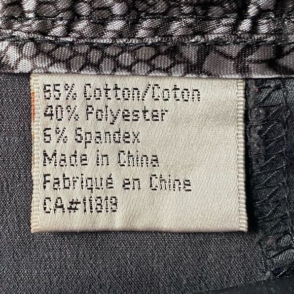 Dynamite Highwaisted Military Button Polyester Mini Skirt 3 - Picture 6 of 6